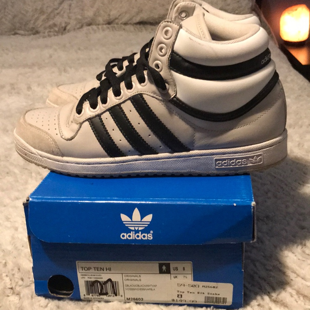 Men’s Adidas Top Ten high top size 8